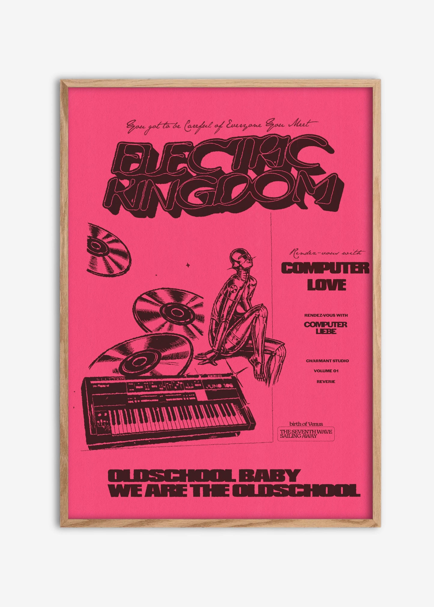 Poster Electric Kingdom cadre bois
