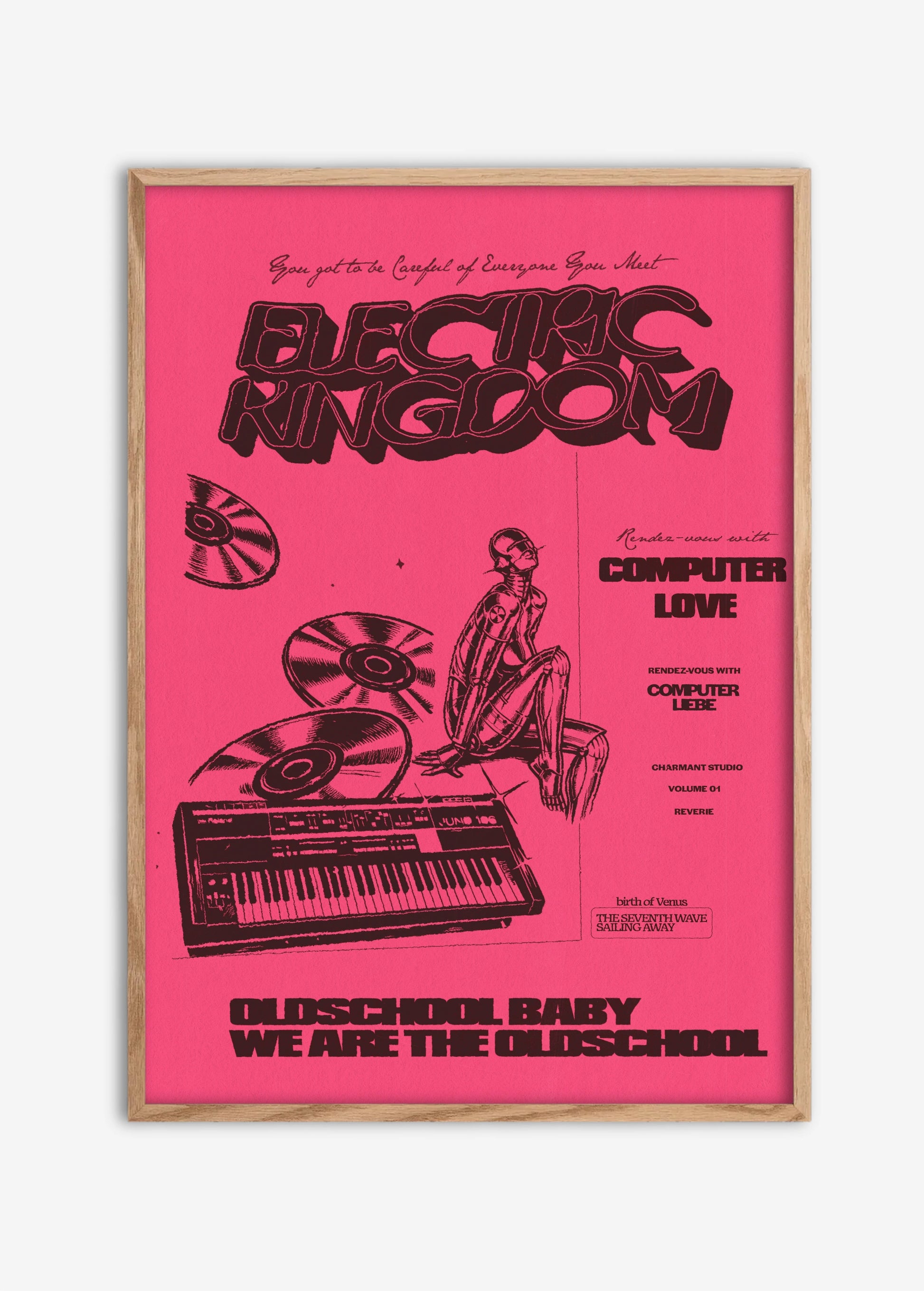 Poster Electric Kingdom cadre bois