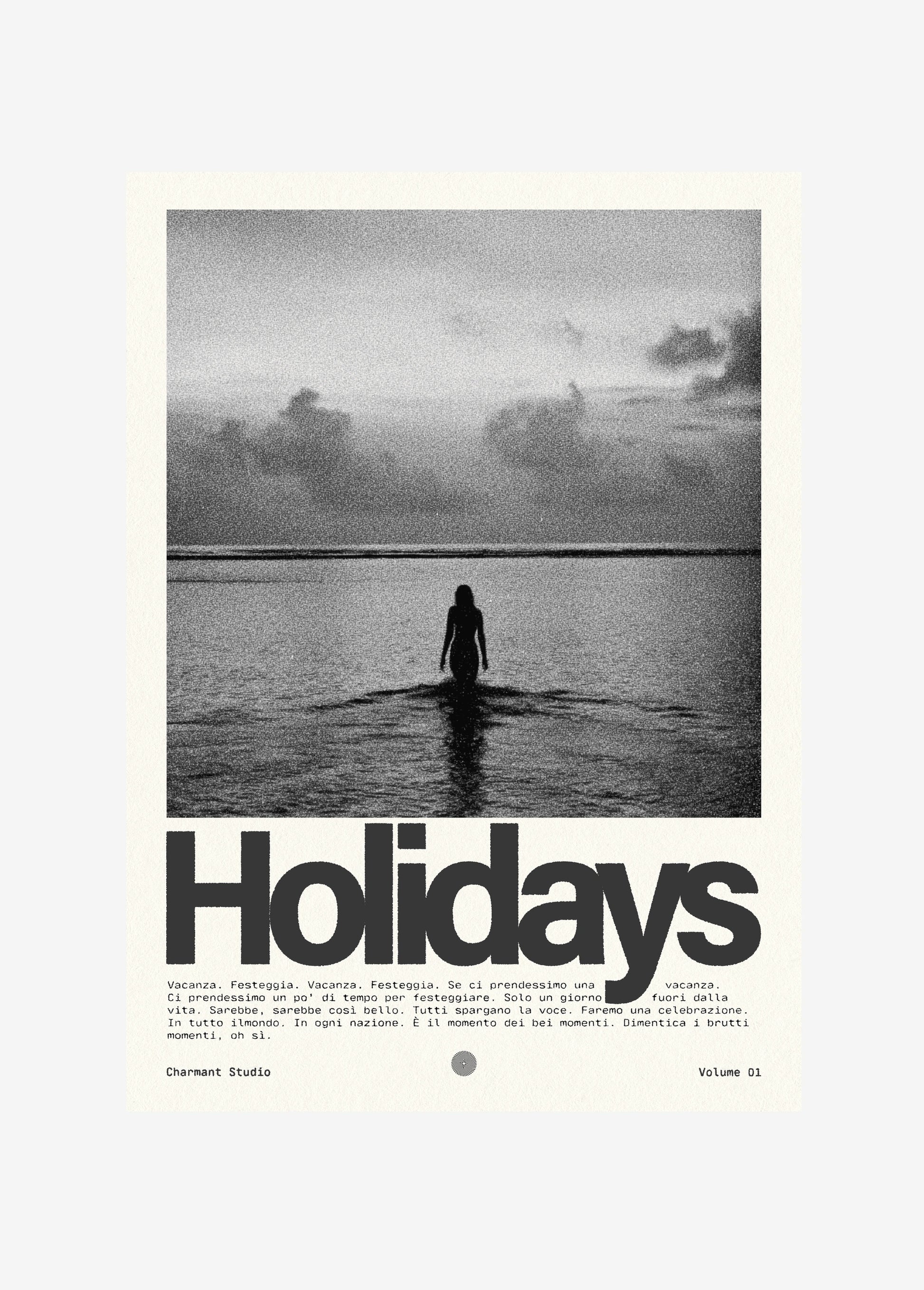 Poster Holidays sans cadre